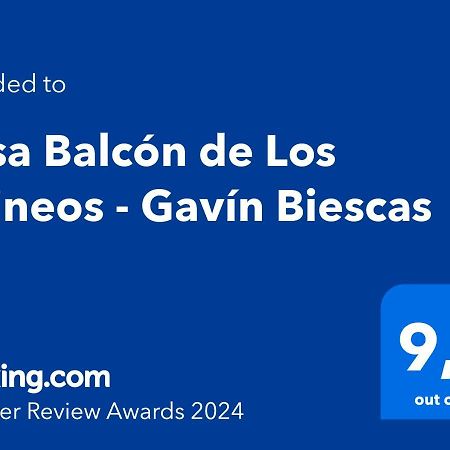 Casa Balcon De Los Pirineos - Gavin Biescas מראה חיצוני תמונה